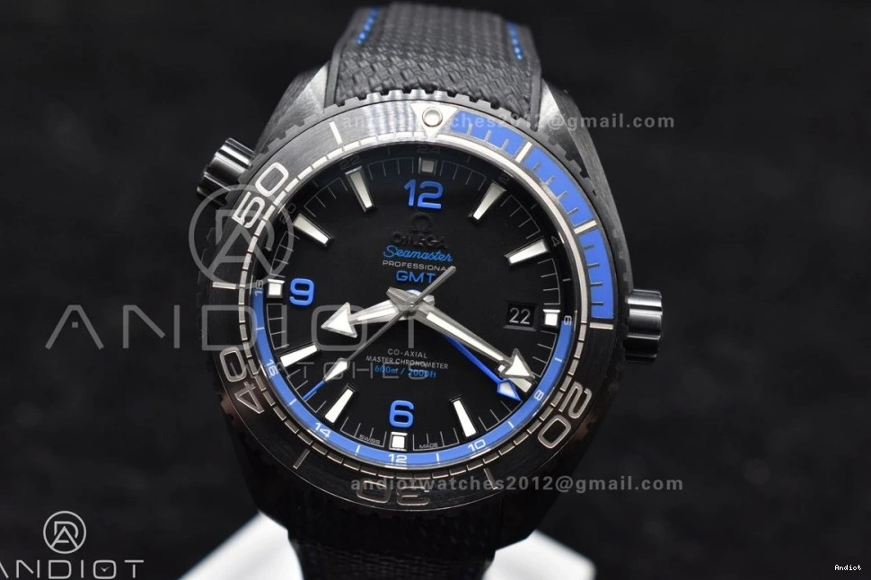 Edition Black Ceramic Strap Planet Best Ocean Black 1:1 Blue Clone VSF Nylon 45.5mm A8906 Deep Real Super on 1217